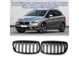 Grade F45 Black Front Grill Mesh For Bmw 2 Series 2015-2017
