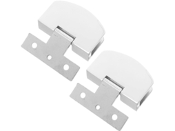 Conjunto De 2 Dobradiças Reforçadas Para Portas Vidro, Ideais Boxes