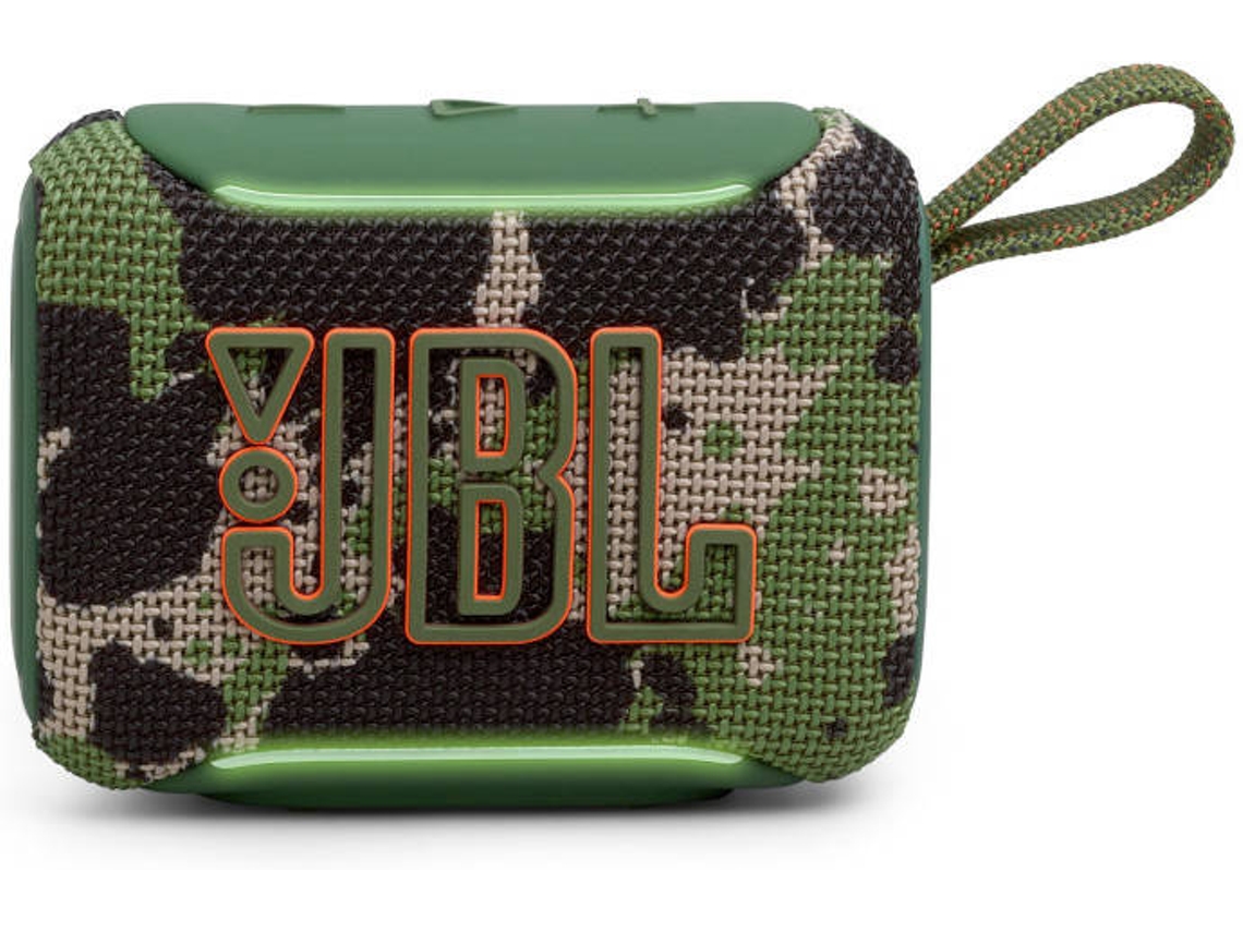 Coluna Bluetooth JBL Go 5 (4.8 W RMS - Autonomia: Até 10h - Verde Camuflagem)