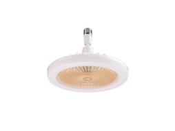 Ventilador de teto com luz 2 em 1 baixo perfil 3 velocidades LED para casa dormitório MARCA