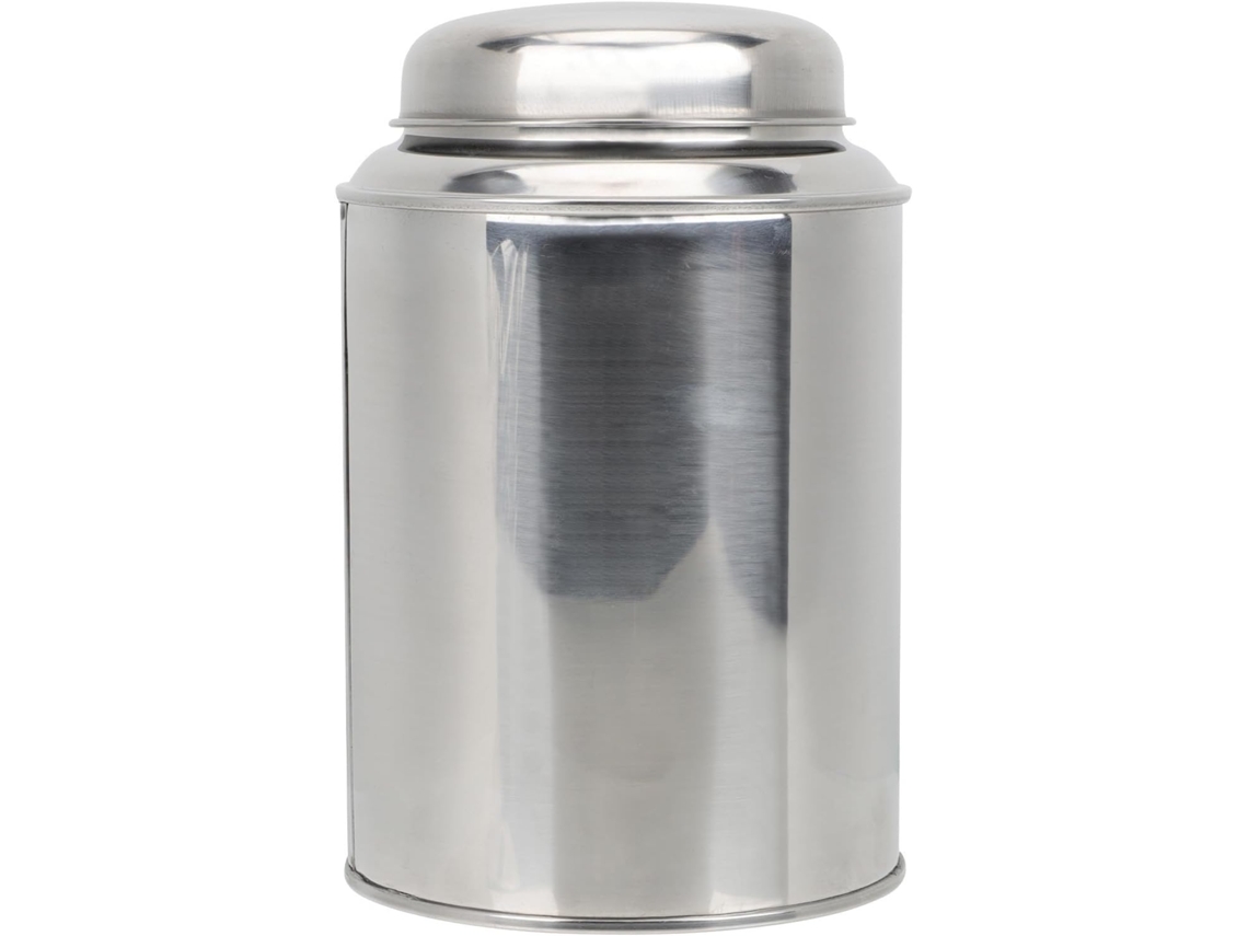 Recipiente Hermético De Aço Inoxidável Com Capacidade Para 0, 25kg, Design Simples E Durável, Ideal Para Folhas De Chá
