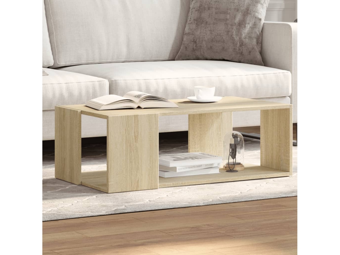 Mesa De Centromesa De Apoiomesa De Café 89,5x48x30 Cm Derivados Madeira Carvalho Sonoma Wsd17437 Lovely Home