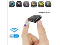 Mini Câmera Wifi Hd 1080p Xd com Controle por Fio MDUG (somente a Câmera)