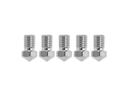 5 Peças Bicos De Impressora 3d Fio 1.75mm Rosca M6 Cobre Placado 0.2mm Acessórios De Extrusor