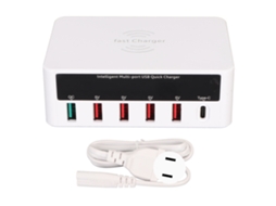 Estação de Carga Usb 48w 5 Portas | S/MARCA