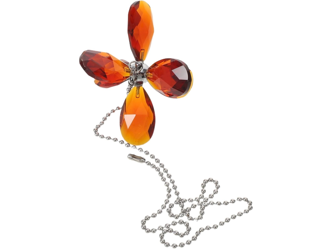 Corrente para Luminária com Pingente em Formato de Flor, Ornamento Decorativo para Ventilador de Teto. SFUSHOS