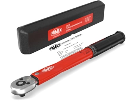 Chave Dinamométrica 1/4” 5-30 Nm para Bicicleta e Carro FAMEX 10878