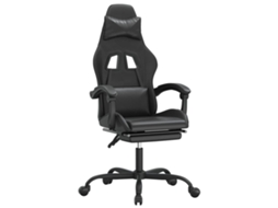 Gaming Chair, Gaming Chairs Vidaxl Preto Couro Artificial
