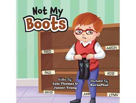 Livro Not My Boots de Junior Young e Lola Thomas (Inglês)