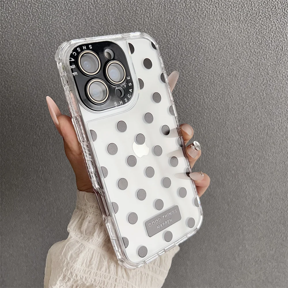 Capa Transparente De Tpu À Prova De Choque Para Iphone 15 Plus (preta), Compatível Com Iphone, Proteção Ultrafina.