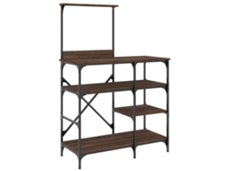 Baker's Rack, Baker's Racks Vidaxl Marrom Metal (n/a)