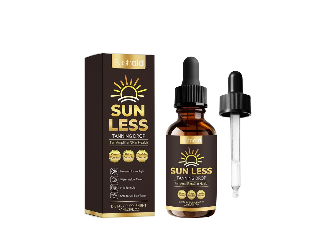 Gotas Bushaid para Bronzeamento Natural e Pele com Brilho LAXISCREED