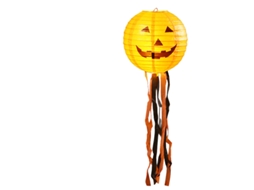 Laxiscreedlanterna De Papel Com Luz Led Para Decoração De Halloween, Abóbora E Cenário Festivo, 8 Polegadas