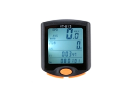 Computador De Bicicleta Sem Fio Odometro Velocimetro Cronometro Termometro Luz Noturna À Prova D'água