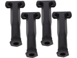 Popetpop Conjunto De 4 Pés Apoio Ajustáveis Para Cama, Com Suporte Central Reforçado E Durável Para Uso Intenso