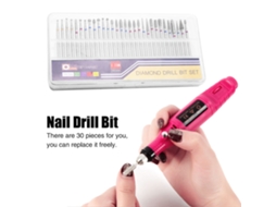 Laxiscreed Set De Pontas Para Nail Art Com Diamantes Para Corte, Esmeril E Polimento