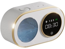 Dispensador Automático De Sabonete Líquido Em Espuma Com Relógio Digital Led Hd, 355 Ml , Rec Gokoco (12 Oz)