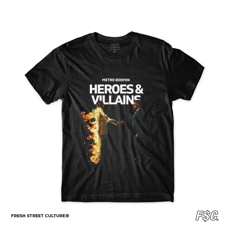 Heroes T Shirt Metro Metro Boomin Heroes Villains T-Shirt Hot Topic
