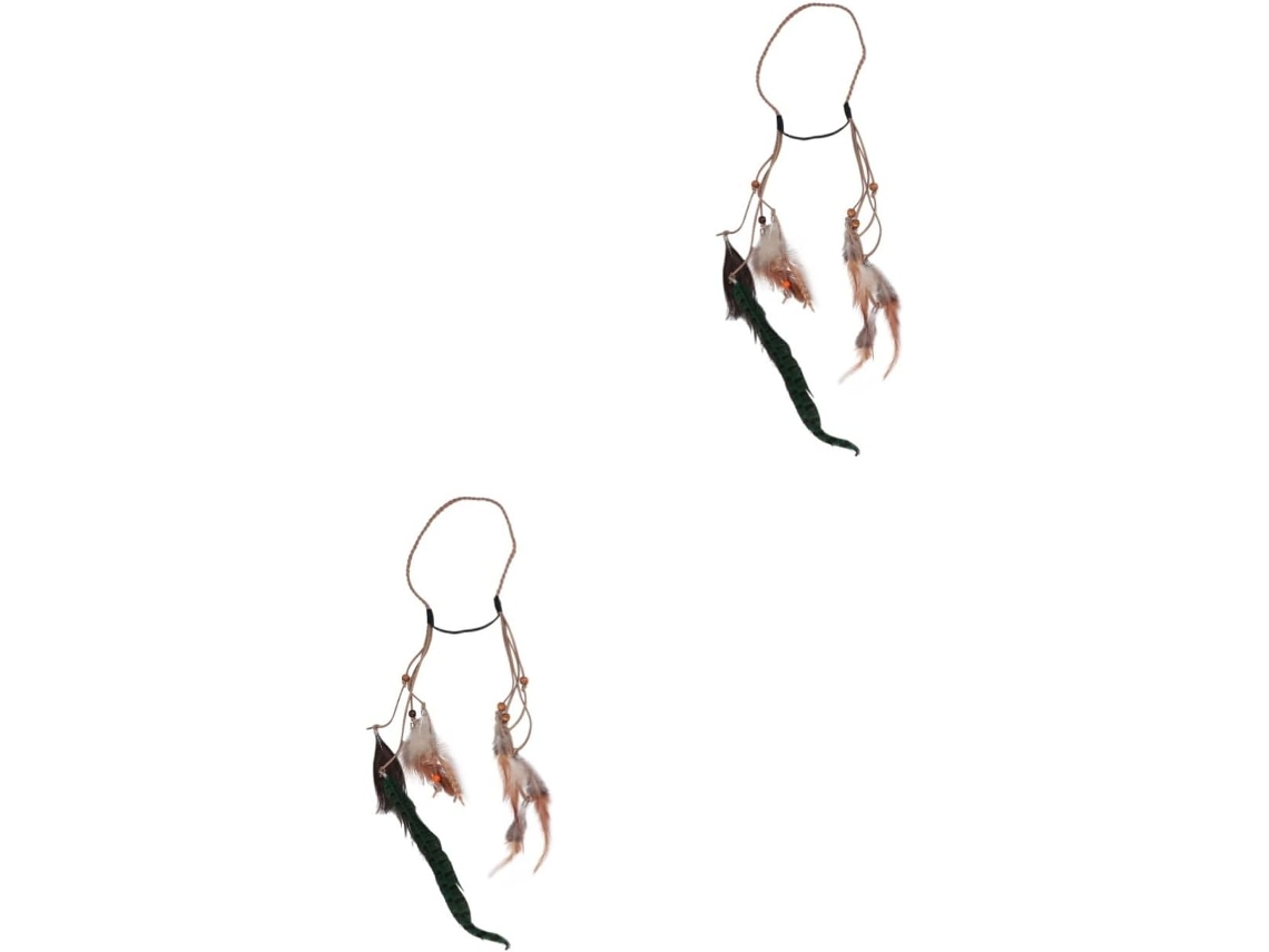 Faixa De Cabeça Personalizada Estilo Folk De Duas Peças