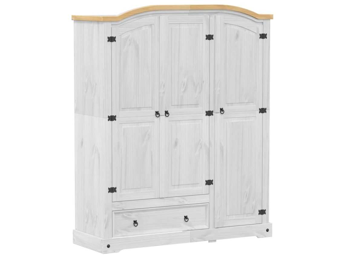 Conjunto 1 Wardrobe, Wardrobes Vidaxl Branco Madeira De Pinho (n/a)