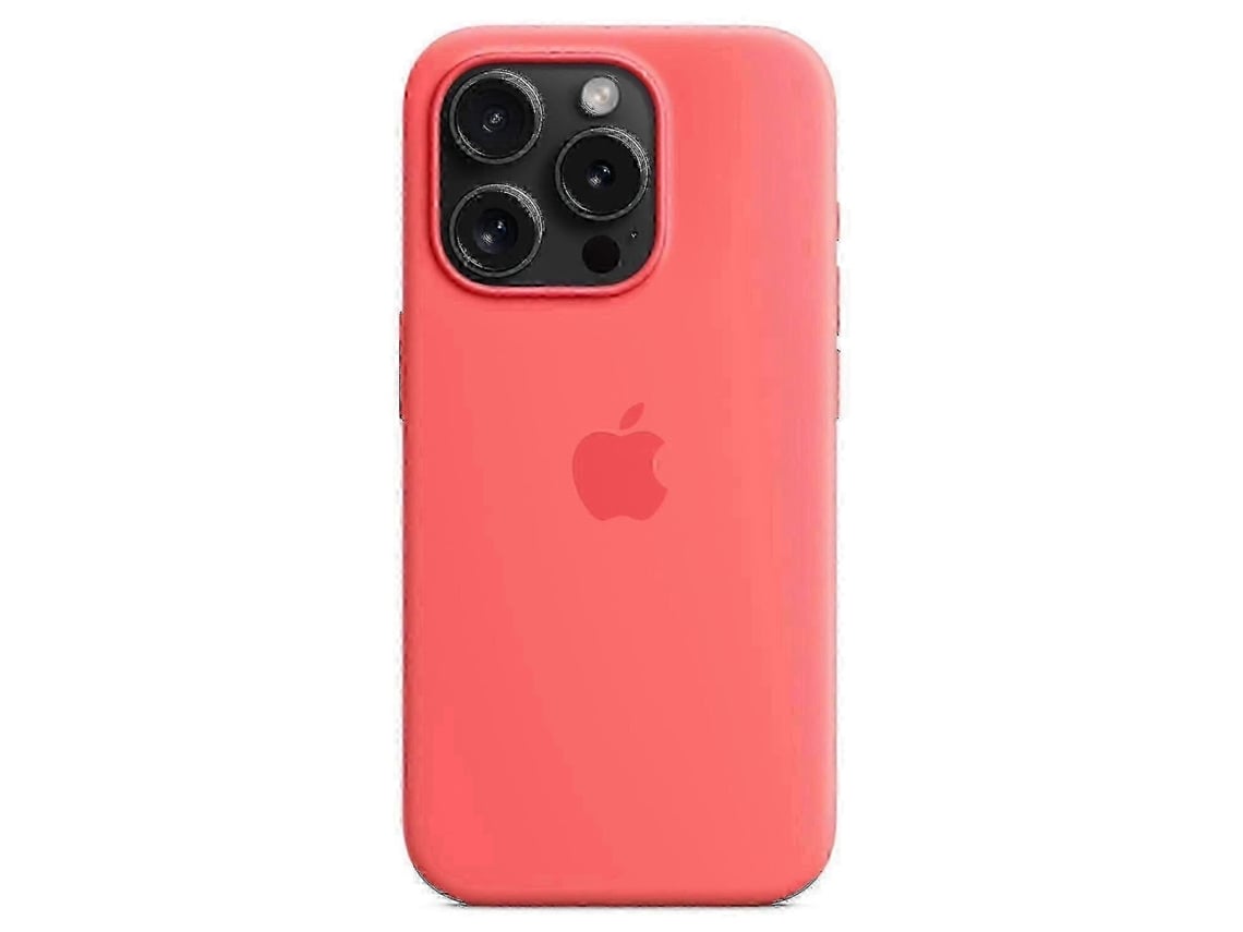 Nova Capa De Silicone Para Iphone 15 Pro Compatível Com Magsafe, Capa Protetora Styjxvermelha