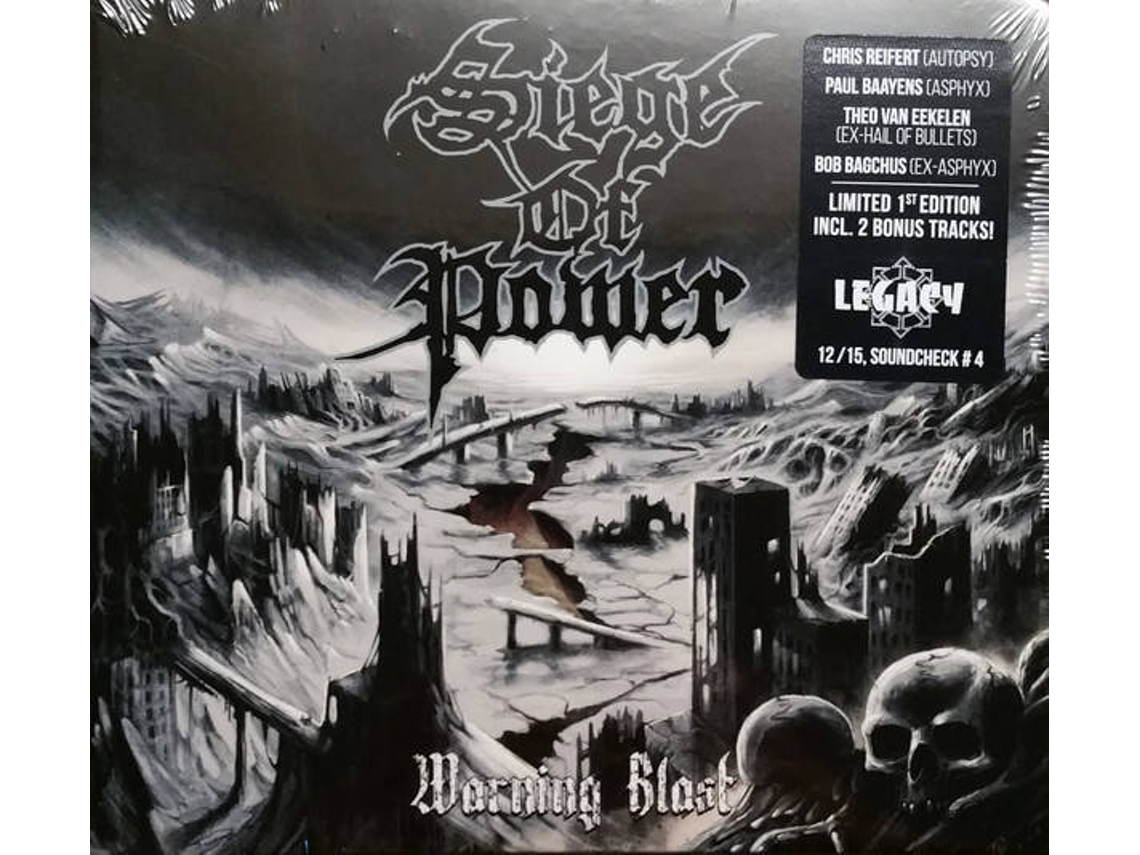 CD Siege Of Power  - Warning Blast (1CDs)