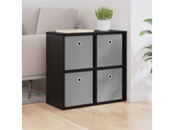 Vidaxl Buffet Com Gaveta Carvalho Preto 59,5 X 27 X 57 Cm