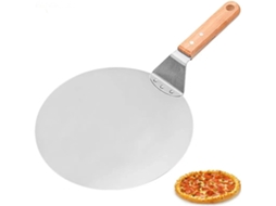 Pá Para Pizza Inox 30 Cm Cabo De Madeira Acessórios Forno Pizza 25,5×43,5 Cm Dureforward