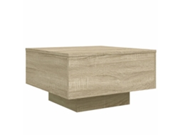 Coffee Table, Coffee Tables Vidaxl Marrom Madeira Processada (55 X 55 X 31 Cm)