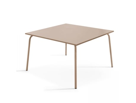 Mesa de Jardim Quadrada (120 x 120 cm) em Metal