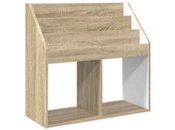 Conjunto 1 Estante Infantil Vidaxl Castanho Derivados De Madeira (72,5 X 29,5 X 69 Cm)