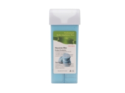Refil de cera roll-on para depilação doméstica, cartucho de cera para axilas e pernas, 99g (3,5oz), cor azul macaron.