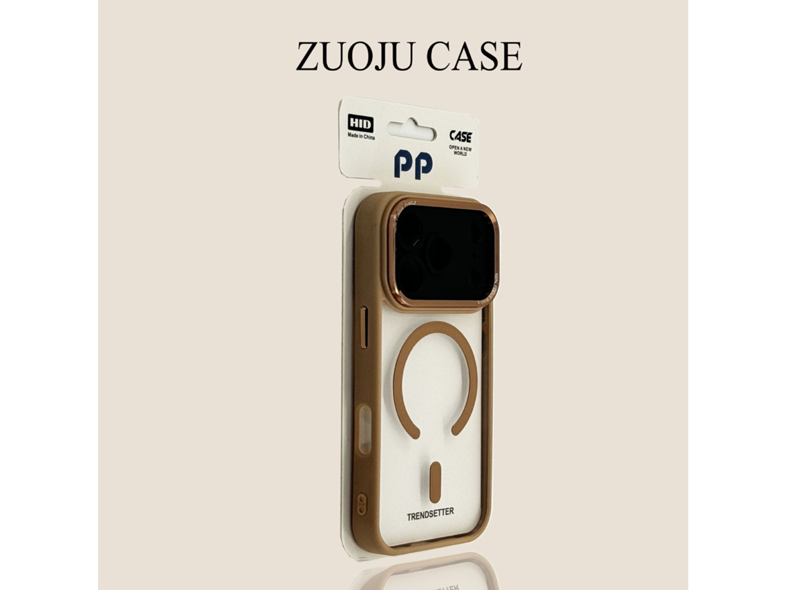 Capa Transparente Magnética Com Lente Metálica Para Iphone 12 Pro, Proteção Contra Quedas Da Apple.