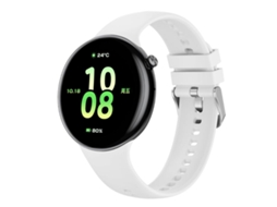 Bracelete para Honor Watch Fit Silicone com Fivela de Aço Prate Branca XIAOMOYU