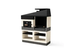 Churrasqueira TUOZI Conjunto Forno Kitaway Otte (168x63x206cm)