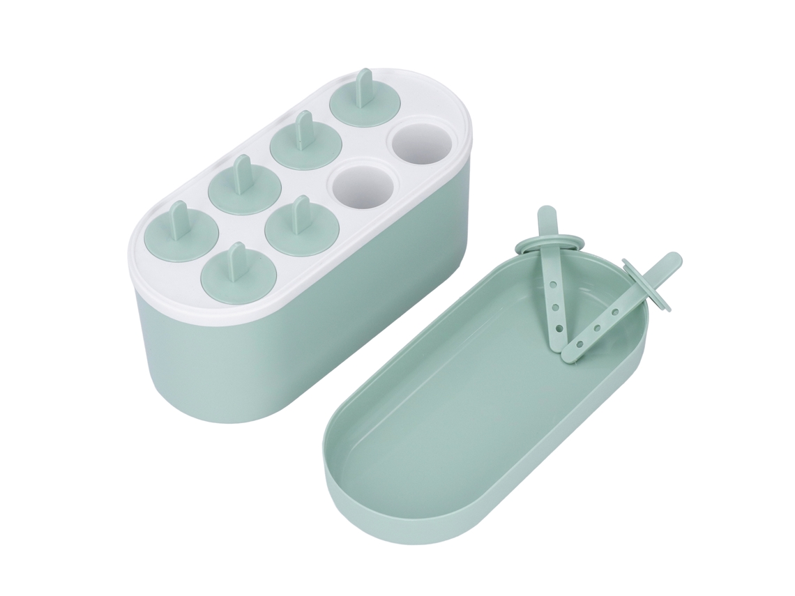 Molde Laxiscreed Para Sorvete Com 8 Compartimentos — Ideal Para Diy E Uso Doméstico