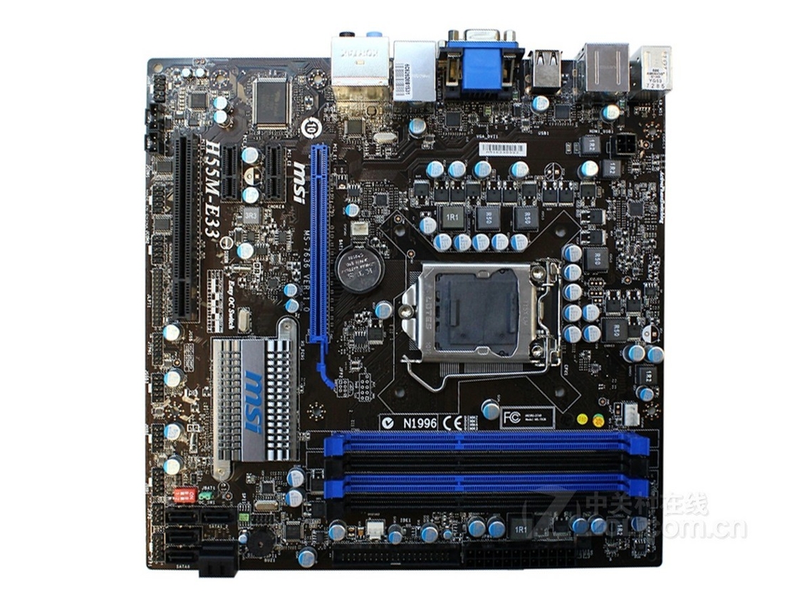 Motherboard MSI H55m e33 (socket Lga 1156 Intel H55 Ddr3 Micro Atx)