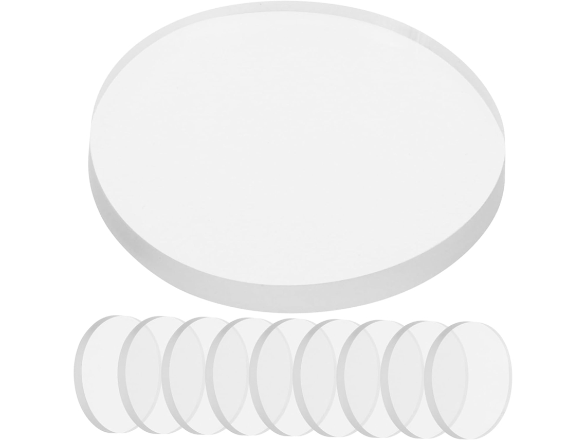 Callaron 50-almofadas Redondas Transparentes Em Pvc, Protetores Antiderrapantes Para Móveis, Fácil Instalação Em Mesas