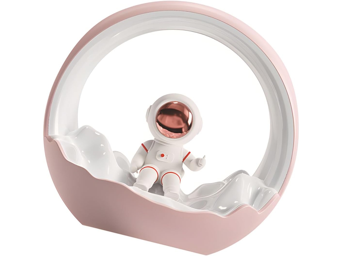Luminária Lunar De Astronauta Recarregável Via Usb 1200 Mah Funciona