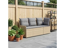 Vidaxl Sofá De Braços Para Jardim Com Sofá De Canto 2 Peça