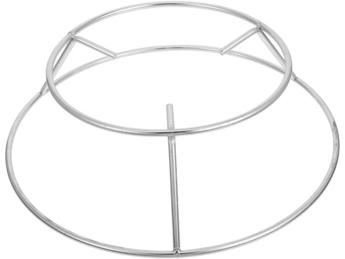 Suporte para Panelas Inoomp em Aço Inoxidável, Suporte Redondo para Chaleira, Ao Calor e Estável, para Fogueiras, CHABERLU