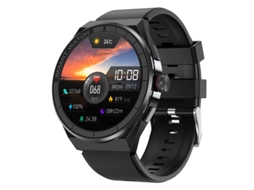 Smart Watch SHAH ARPAN: Multifuncional para Esportes Preto