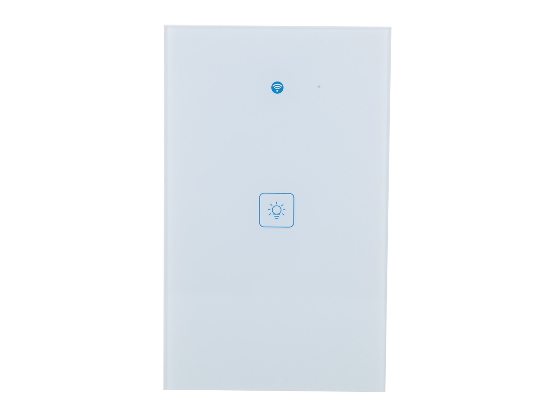 Interruptor De Parede Tátil Wi-fi Inteligente Laxiscreed Com Controle Remoto Multicanal Opcional
