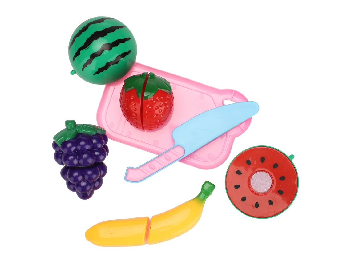 Mali brinquedo de Corte de Frutas para Crianças Conjunto de Cozinha Simulação Plástico Versão Morango