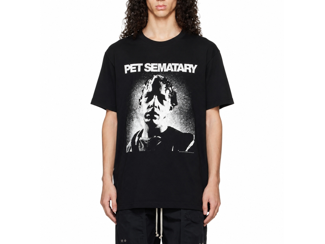 Rockinstone Pet Sematary Movie Pascows Ghost Black Adult T-shirt Size:xxl