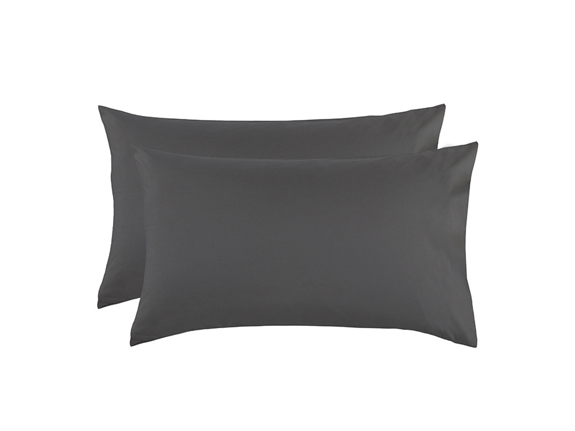 Fronha (cinza Escuro) 51x76 Cm - Pacote Com 2