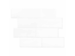 Vidaxl Azulejo Subterrâneo 20 Unid. Branco 29 X 21 Cm