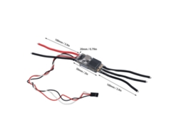Controlador De Velocidade Eletrónico Brushless Laxiscreed Com Bec Ajustável Para Baterias 2s A 8s Lithium