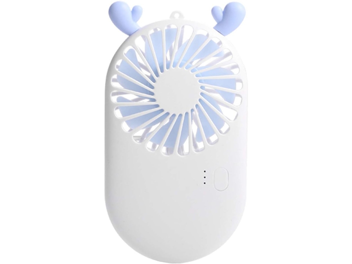Ventilador De Bolso Usb Portátil Veado Branco*