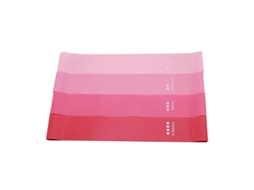 4pcs Faixas De Resistência Elástica Tpe Para Treinamento Fitness E Modelagem Corporal Rosa